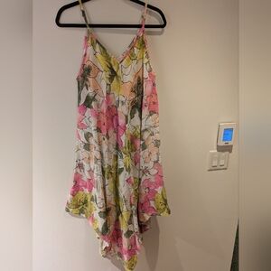Floral Linen Dress